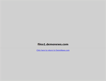 Tablet Screenshot of files1.demonews.com